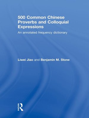 cover image of 500 Common Chinese Proverbs and Colloquial Expressions